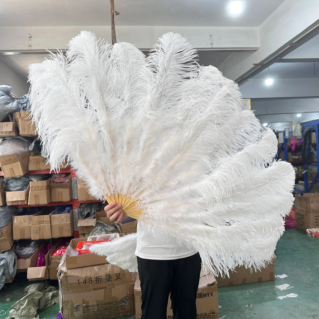 100CM Ostrich Feather Fans