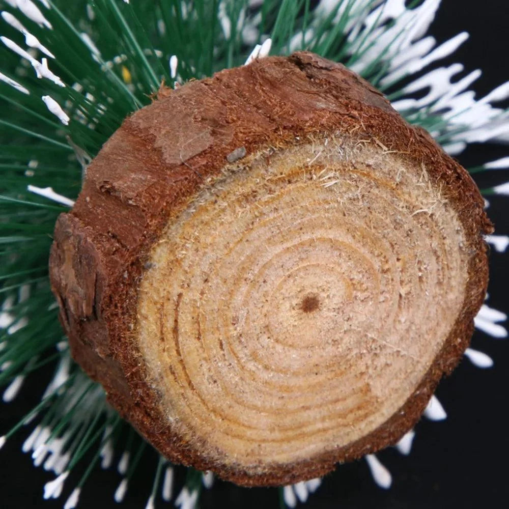 Lighted Mini Snowy Christmas Trees, 15 to 30 cm, U.S. Fulfillment