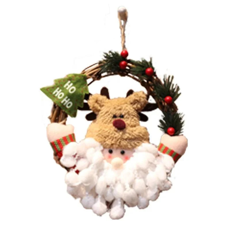 Christmas Character Wreath Decoration, Small to Large