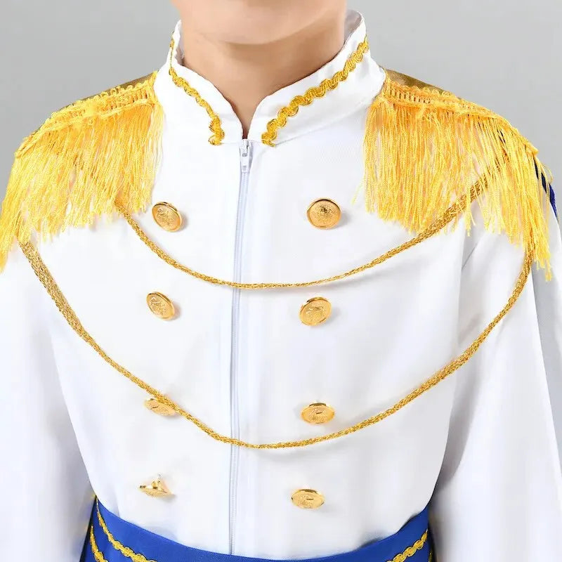 Boys King Carnival Costume 7 Piece – Royal Prince Outfit