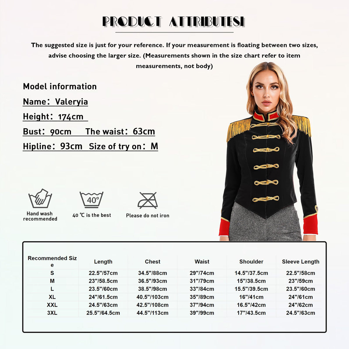 Women Circus Ringmaster Costume – Showman Tailcoat Jacket Outfit