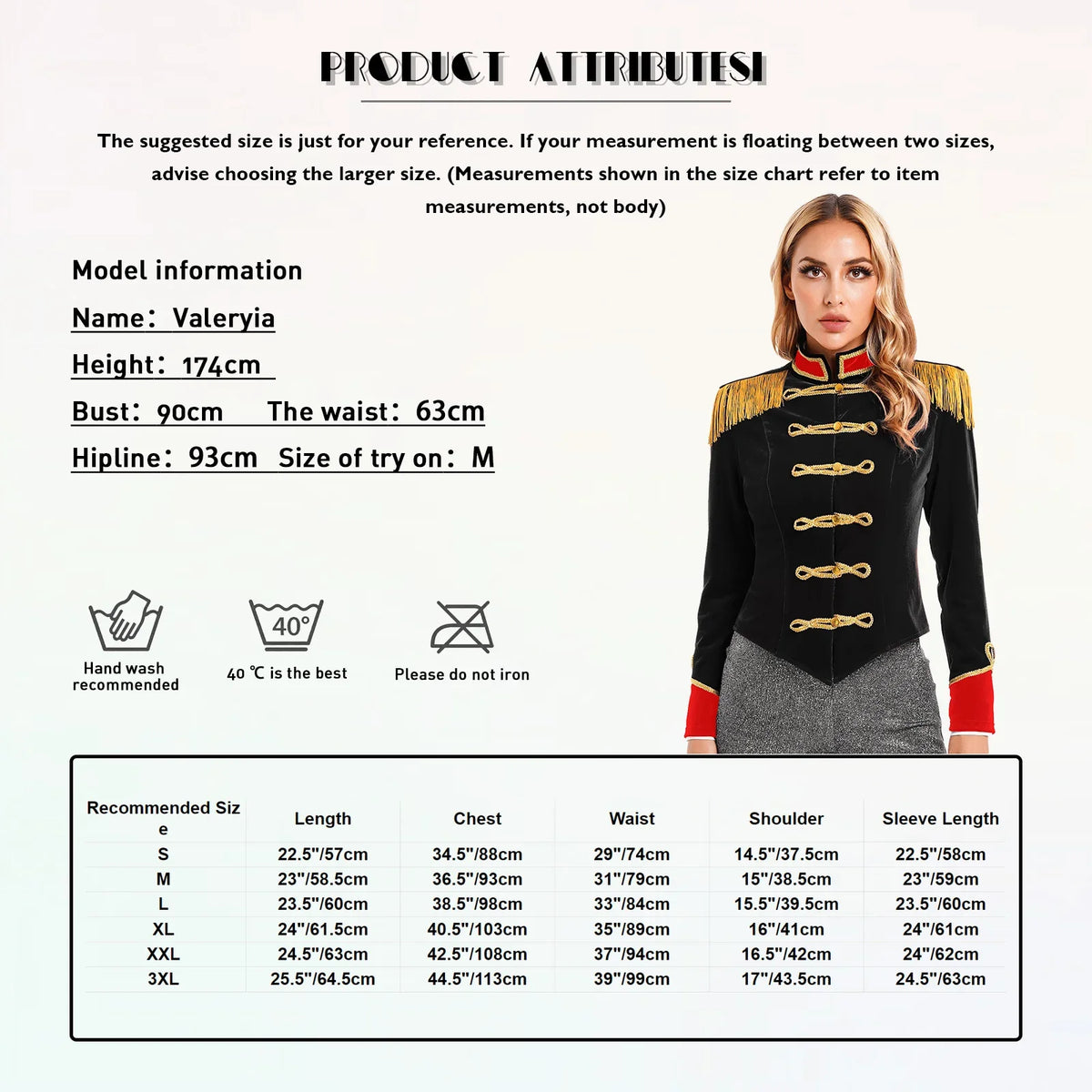 Women Circus Ringmaster Costume – Showman Tailcoat Jacket Outfit