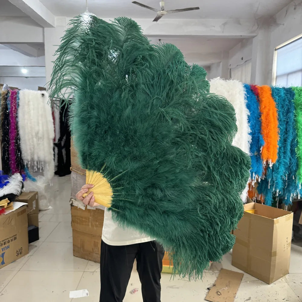 100CM Ostrich Feather Fans