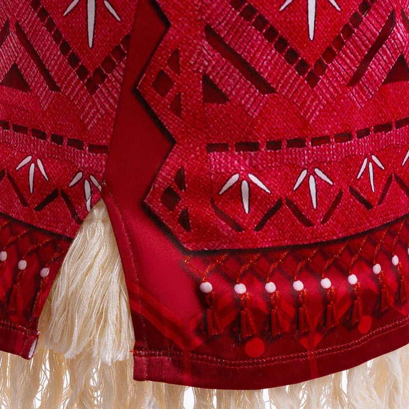Kids Moana 2 Princess Adventure Costume Dress – Vaiana Outfit