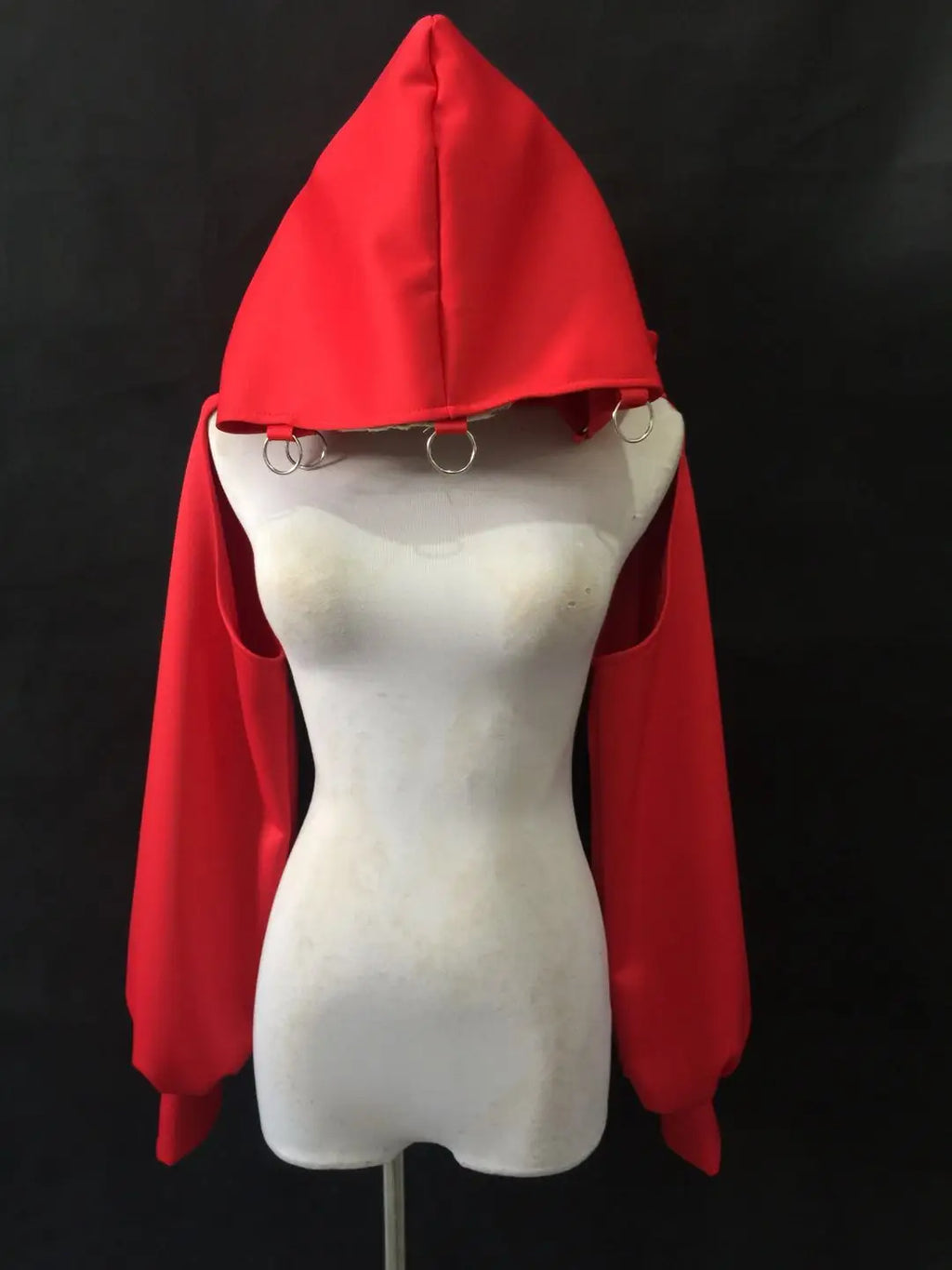 The Stardust Kinetic Cyber Hoodie – Cropped Gogo & Streetwear Dance Top