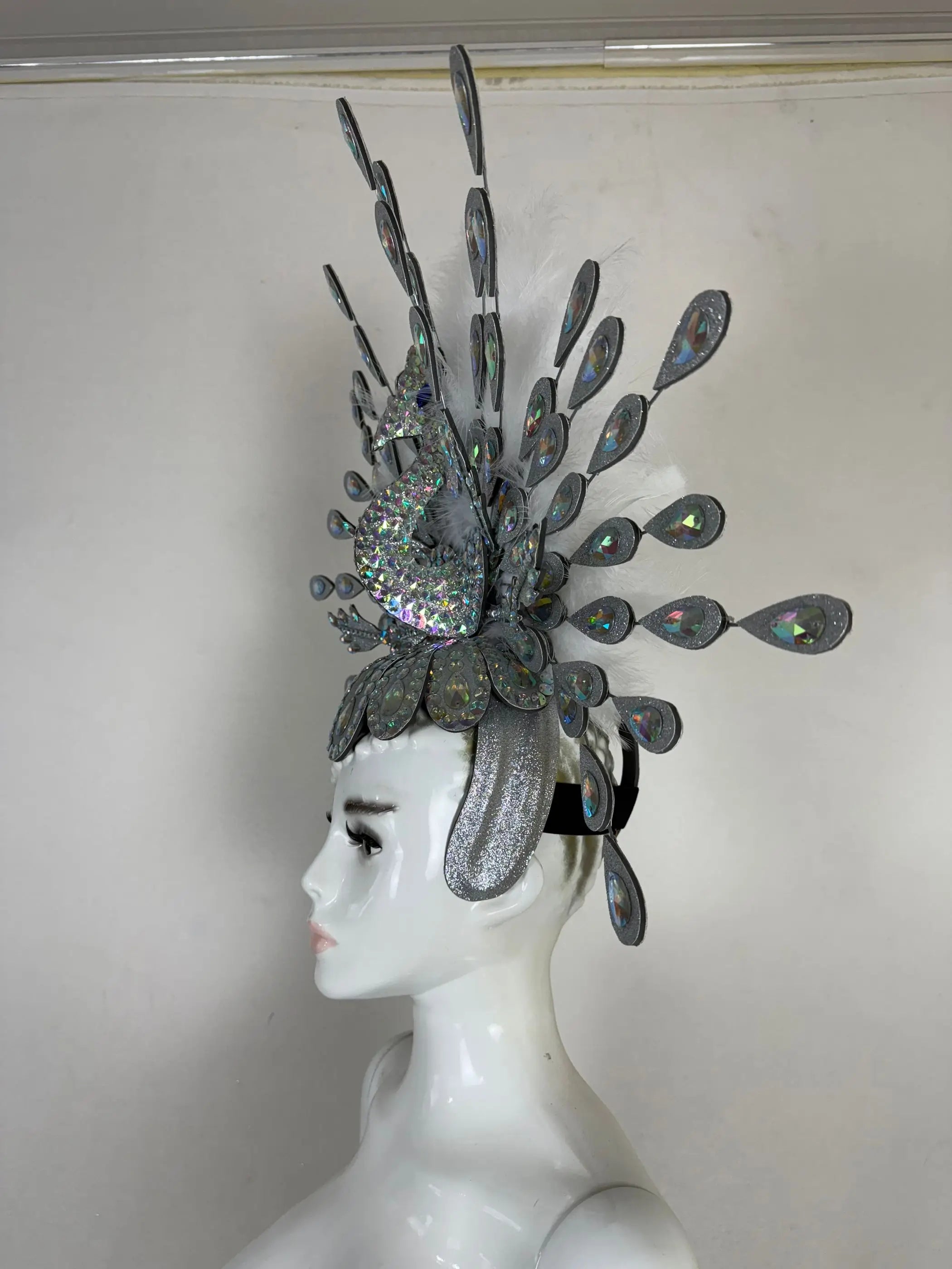 The Stardust Dionysia – Silver Starburst Carnival & Masque Ball Headdress