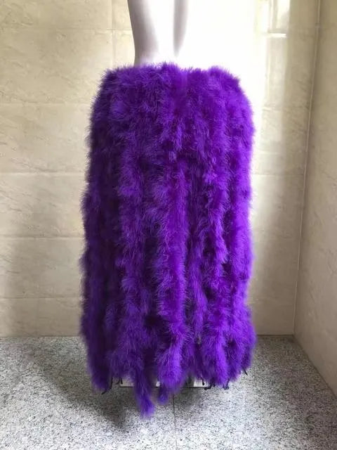 Long Feather Bustle Skirt Costume Accessory