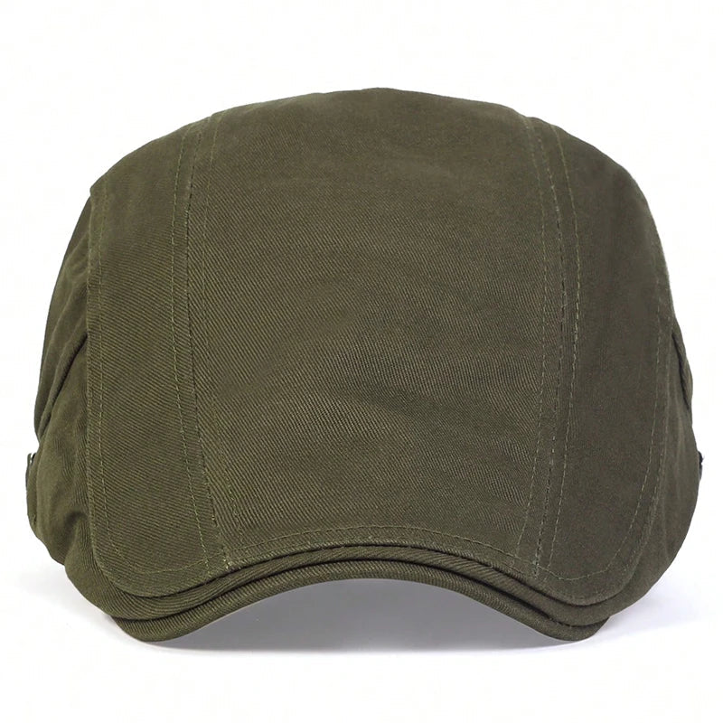British Newsboy Flat Cap for Casual Vintage Outdoor Style