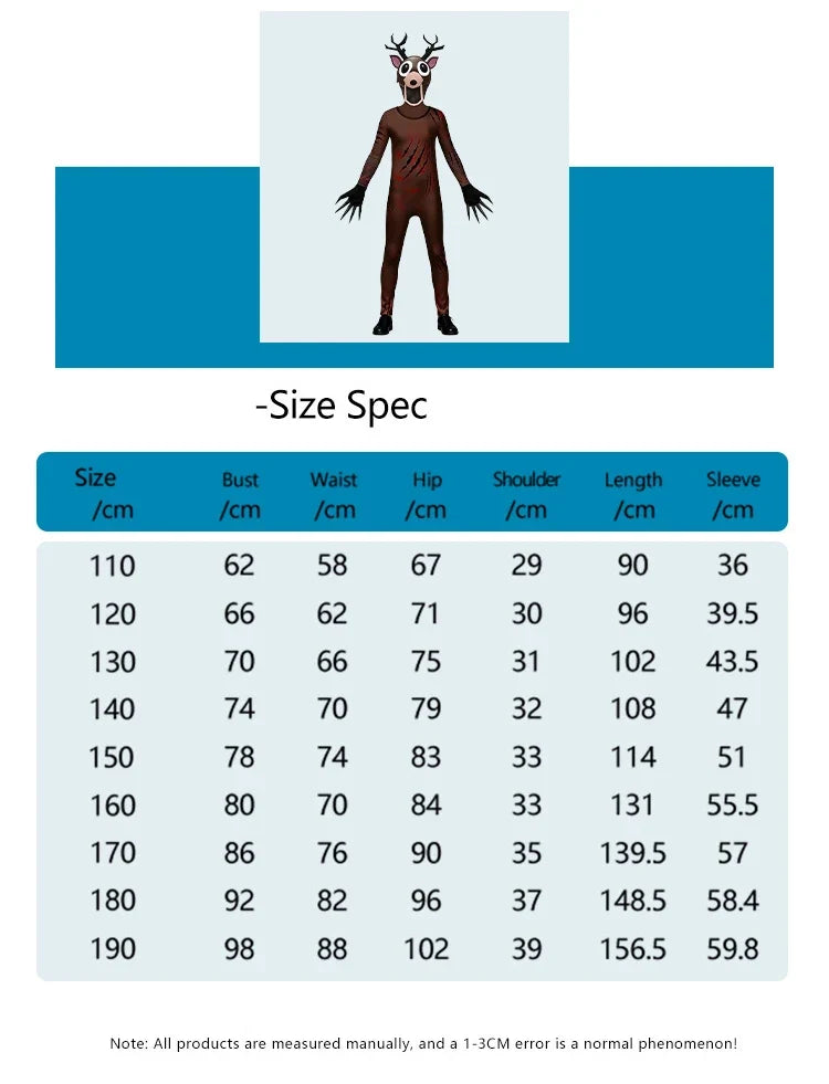Kids Deer Owl Cosplay Costume Jumpsuit – Animal Outfit