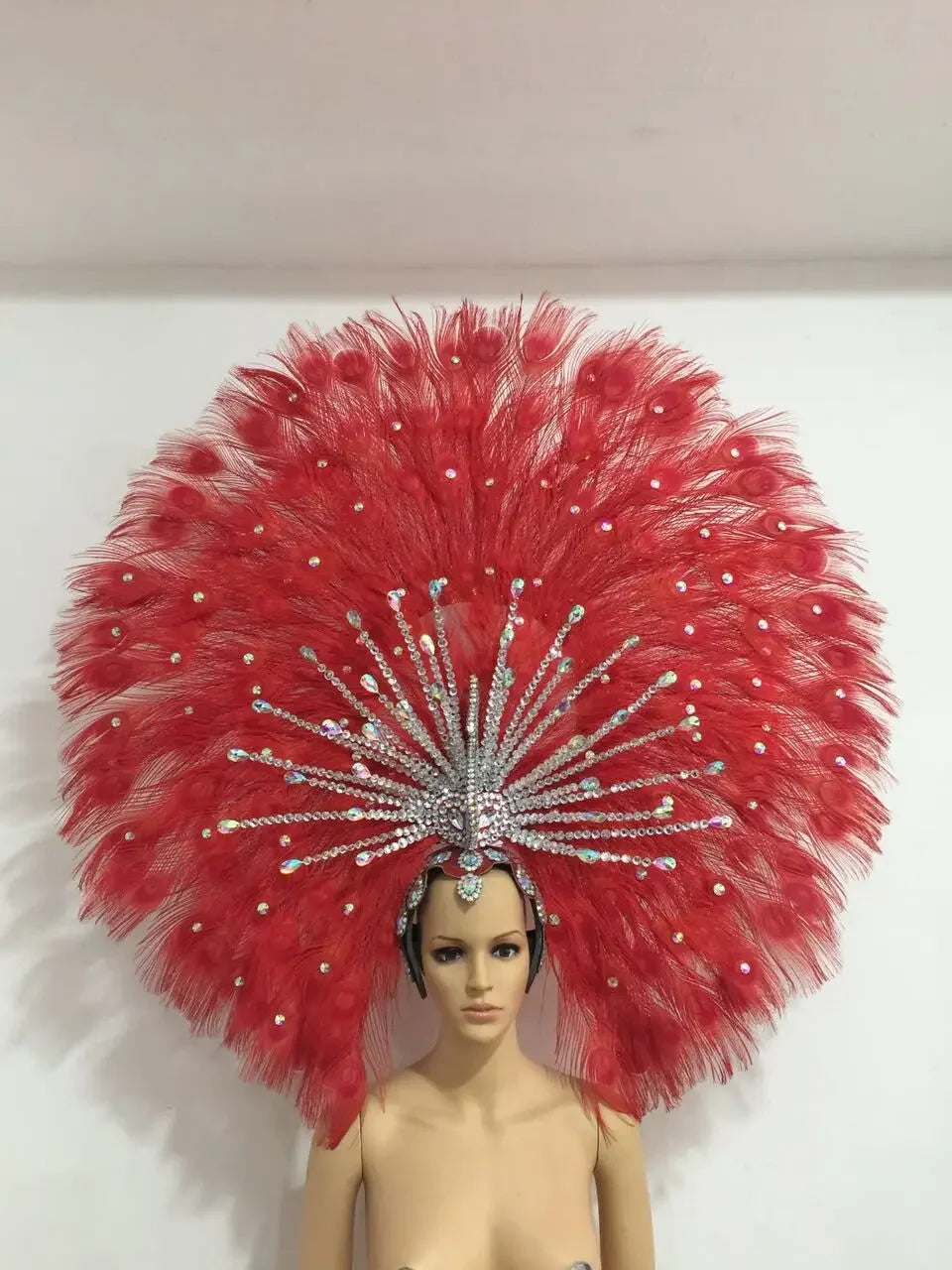 The Stardust Mirage – Premium Mohawk Feather Samba Carnival Headdress