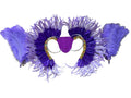Two-Tone Feather Wing Backpiece Stage Costume Accessory