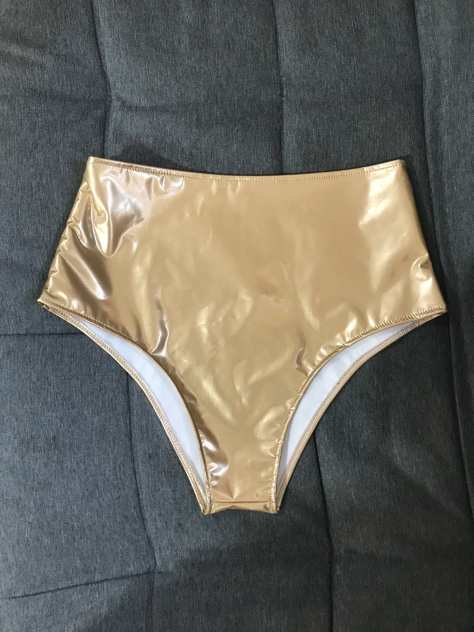 Glossy Metallic Triangle Performance Shorts