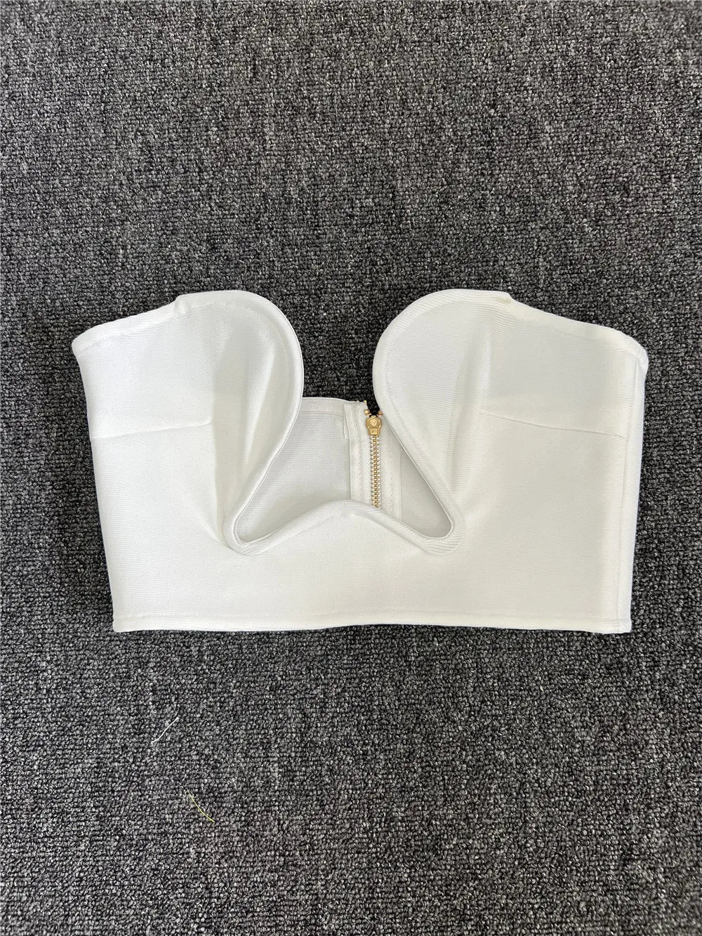 Sweetheart Neck Bandage Crop Top