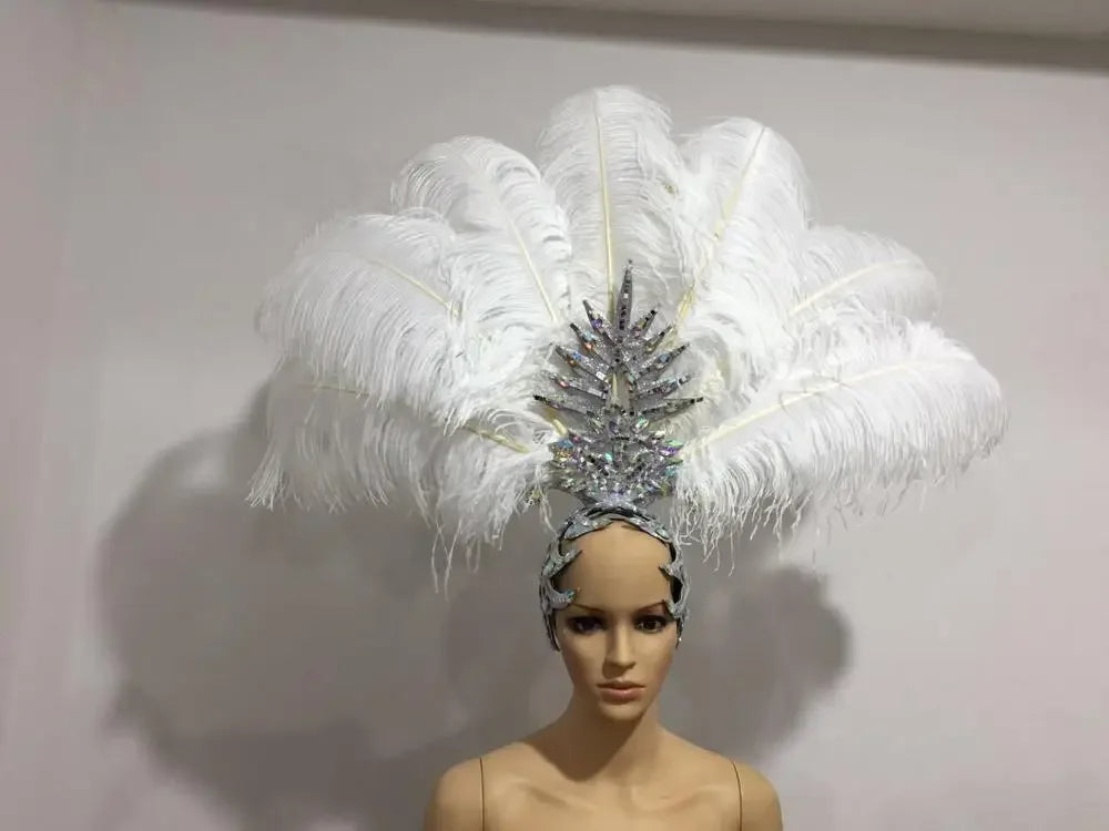 The Stardust Dionysia – Carnival & Samba Feathered Masque Ball Crown
