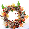 Fall Pumpkin, Berry & Maple Leaf Wreaths