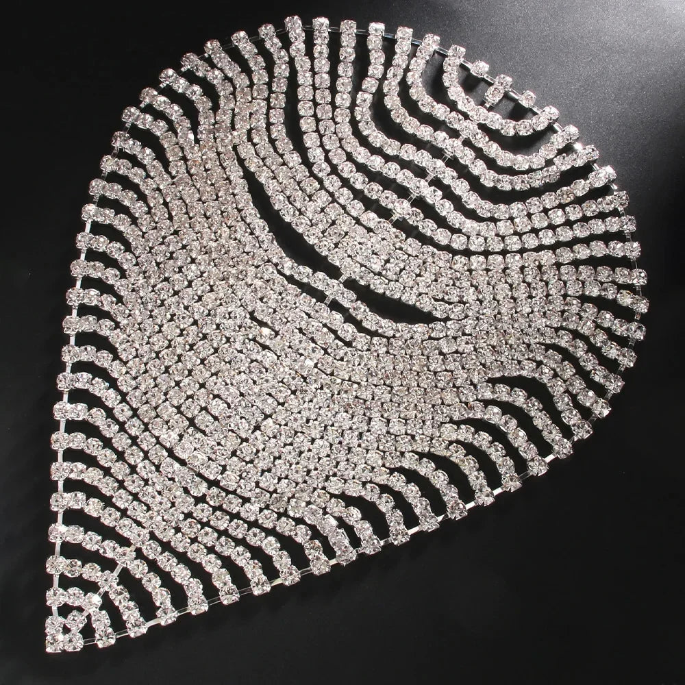 Rhinestone Crystal Head Chain
