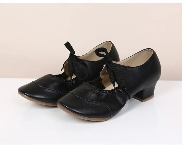 The Stardust Encore Practice Oxford – Leather Latin & Jazz Dance Shoe
