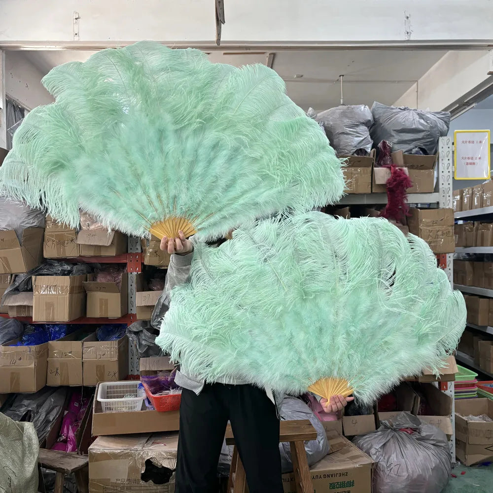 100CM Ostrich Feather Fans