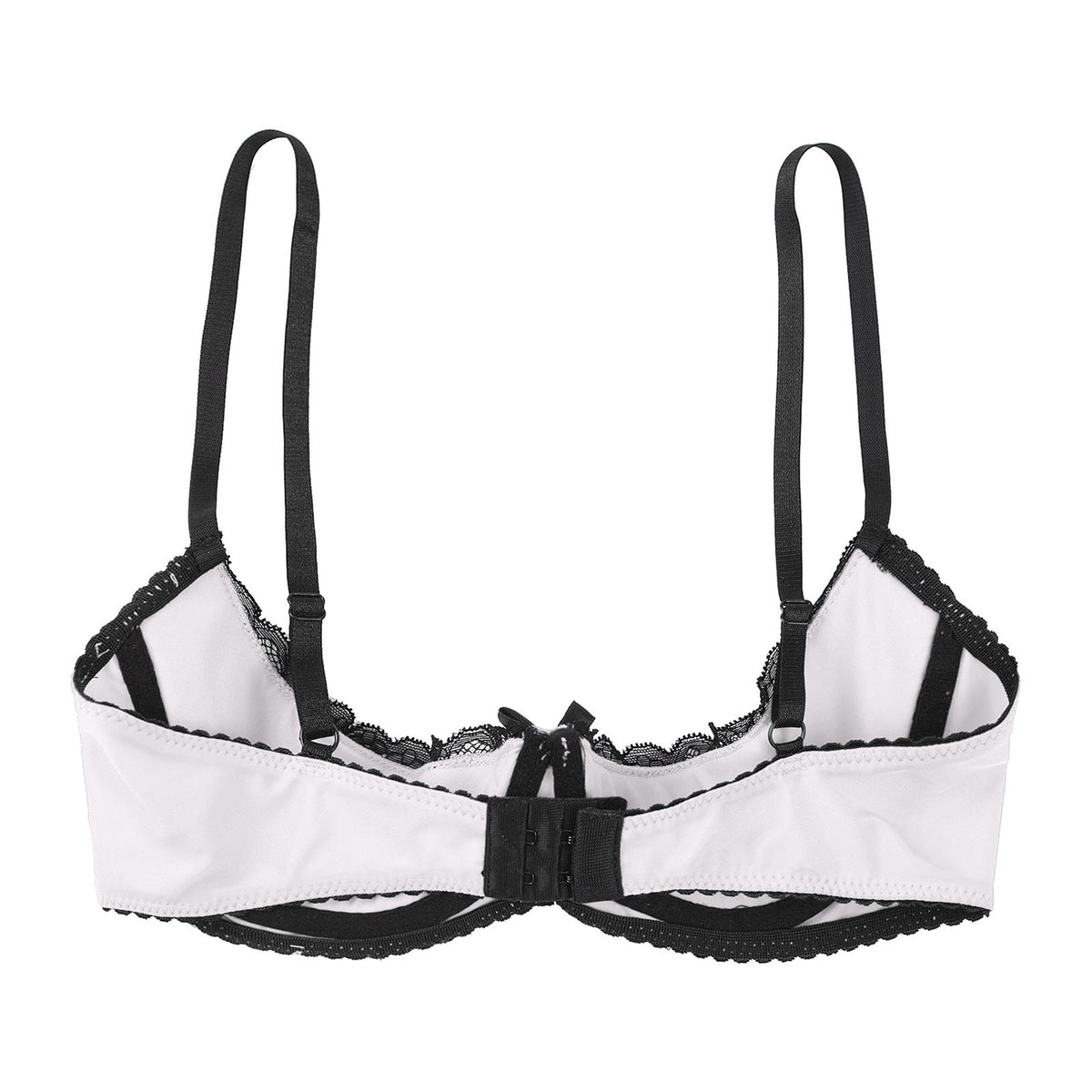 Lace Underwire Half-Cup Balconette Bra