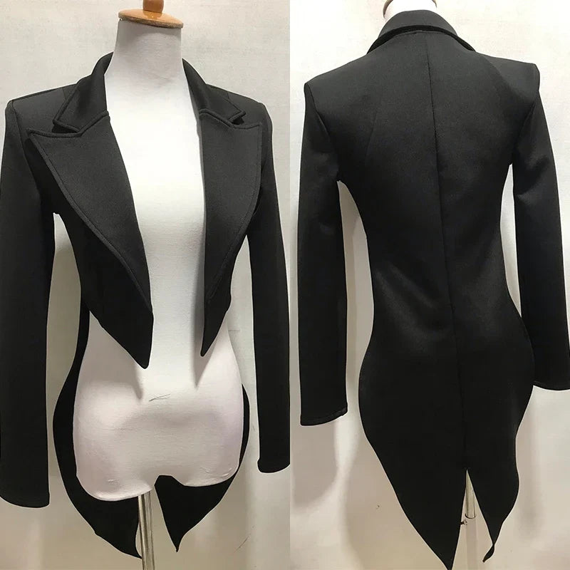The Stardust Cabaret Ringmaster Tailcoat – Structured Performance Suit