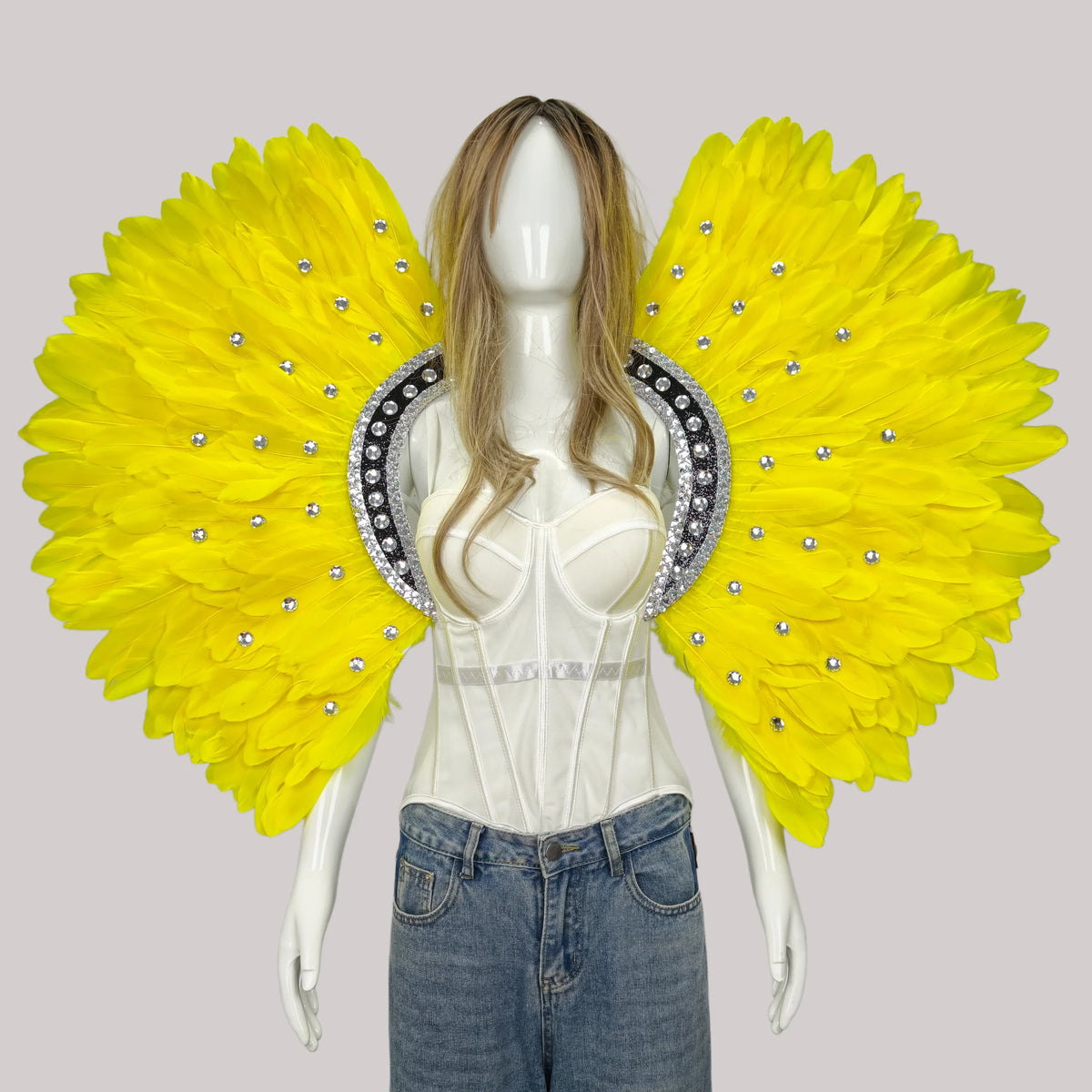 Unisex Feather Carnival Shawl & Scarf Performance Accessory
