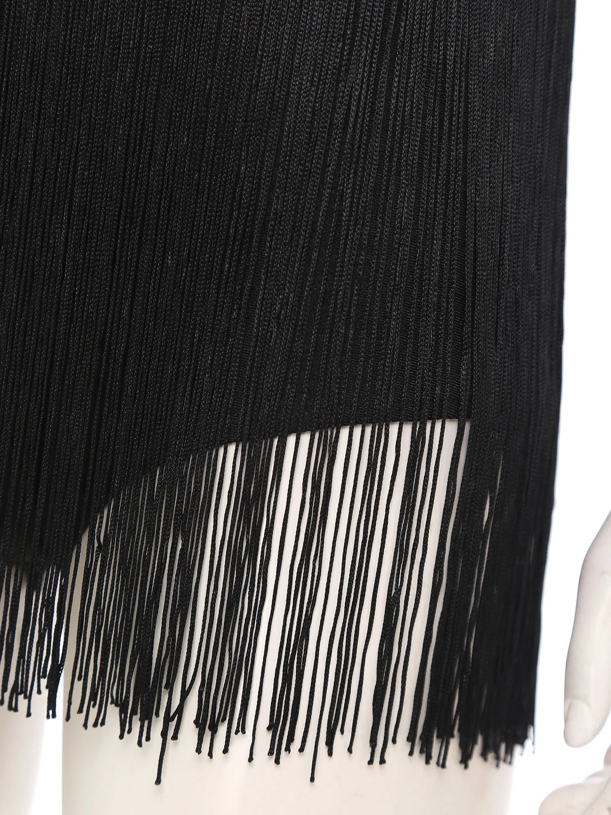 The Stardust Tuxedo Tassel Bodysuit – Luxury Sequins & Rhinestone Showgirl Leotard