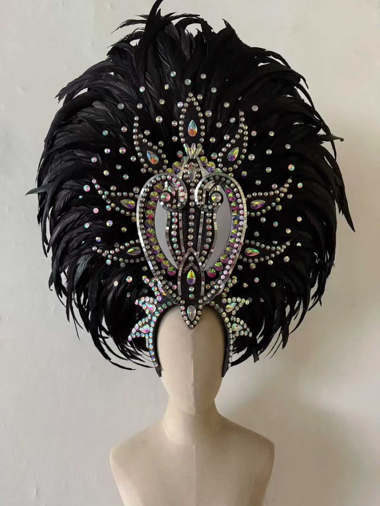 The Stardust Copacabana Feather Crown – Samba Parade Headdress