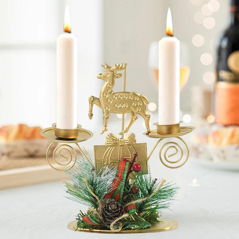 Iron Christmas Candle Holders, 9 Designs