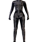 The Stardust Midnight Macabre – Rhinestone Skeleton Performance Bodysuit