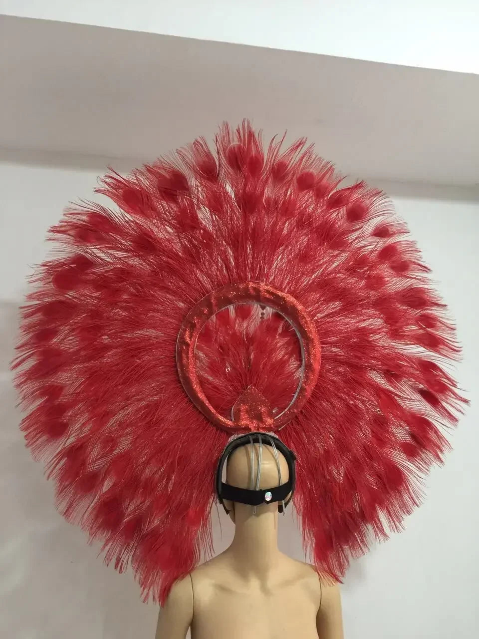 The Stardust Mirage – Premium Mohawk Feather Samba Carnival Headdress