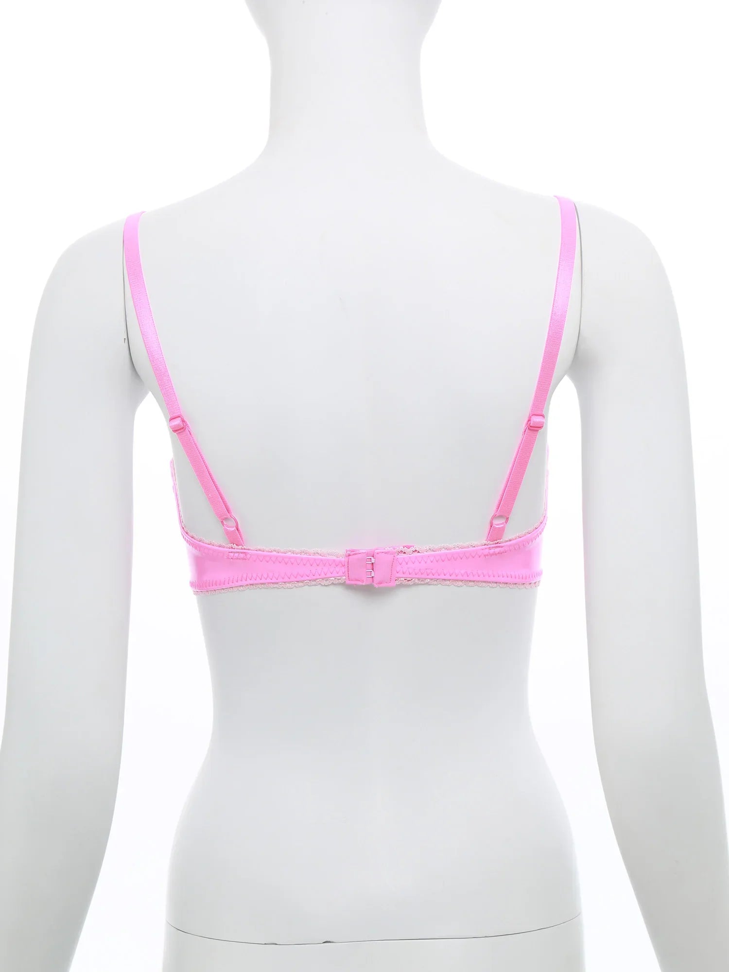 V-Notch Underwired Open Chest Bra Top