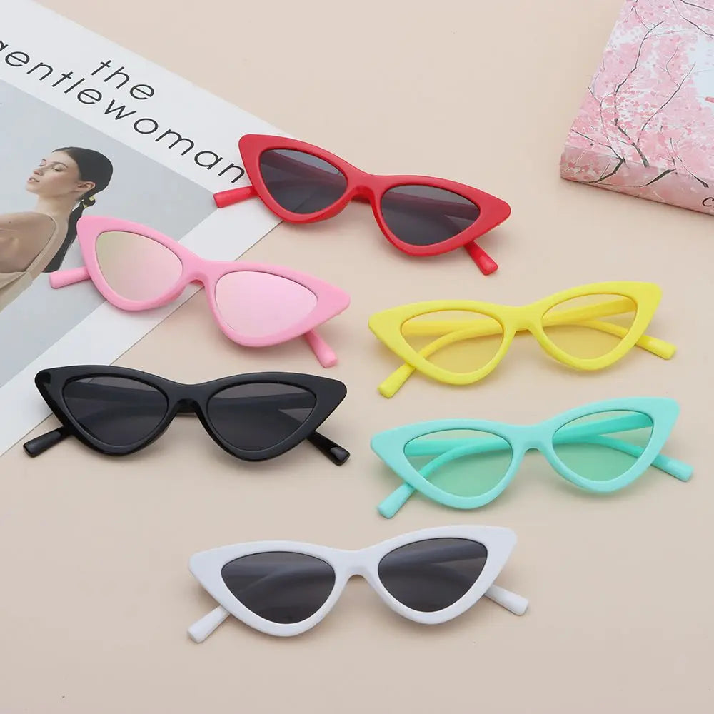 Kids Cat Eye Triangle UV400 Sunglasses for Boys & Girls