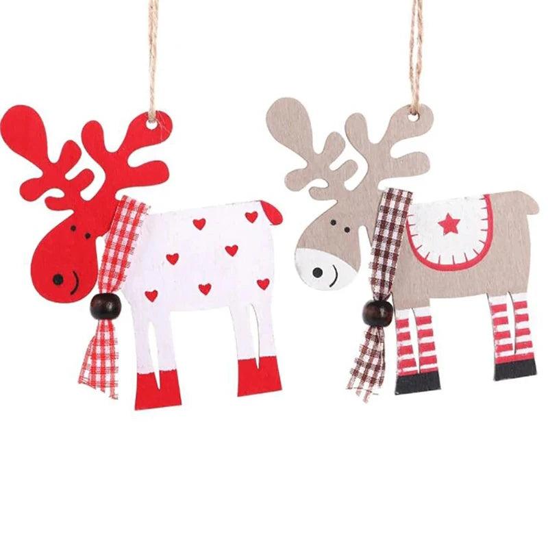 Hanging Reindeer Christmas Tree Ornament