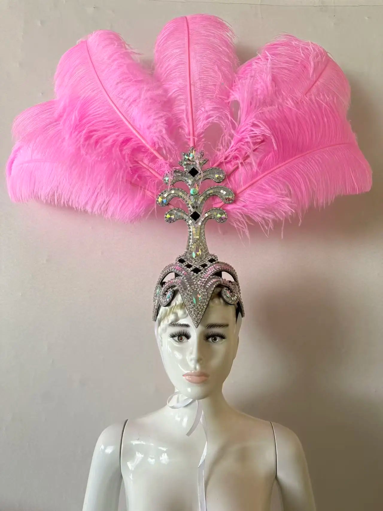 The Stardust Samba Queen – Premium Feathers & Rhinestones Carnival Headdress
