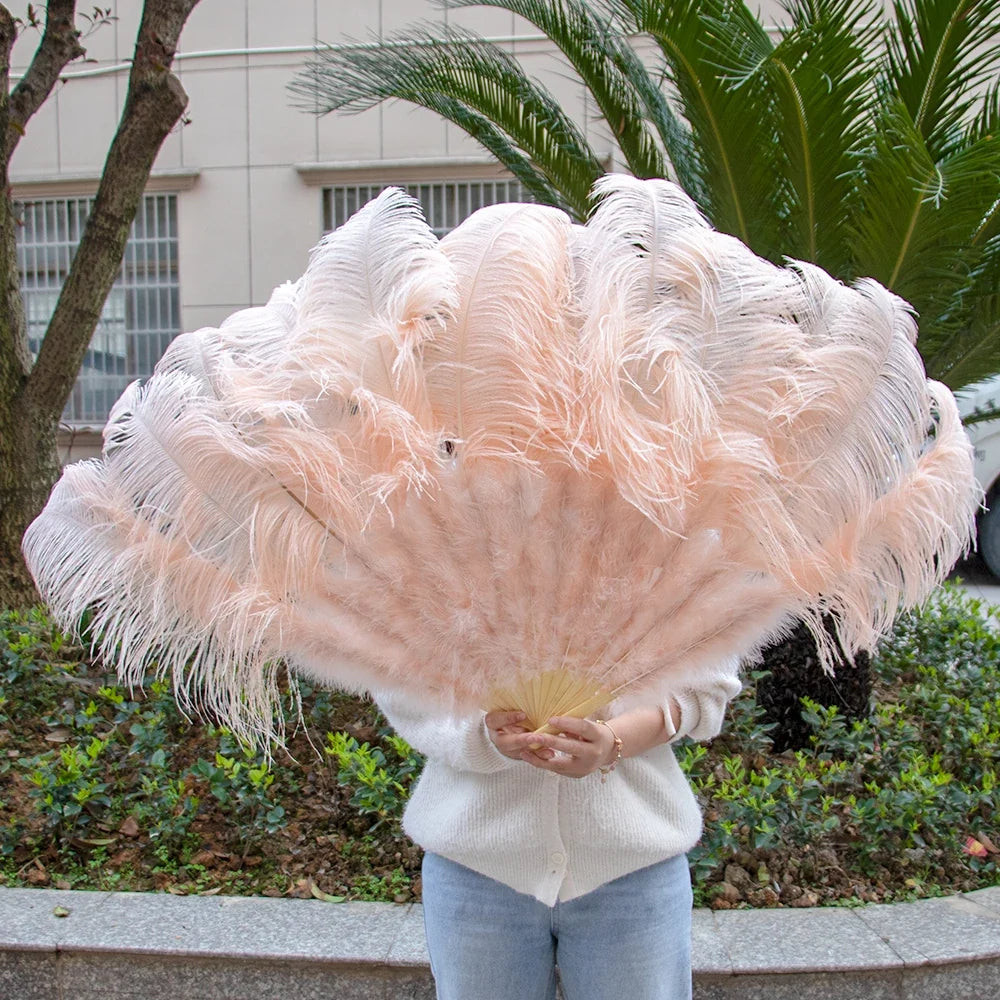90CM Ostrich Feather Fans
