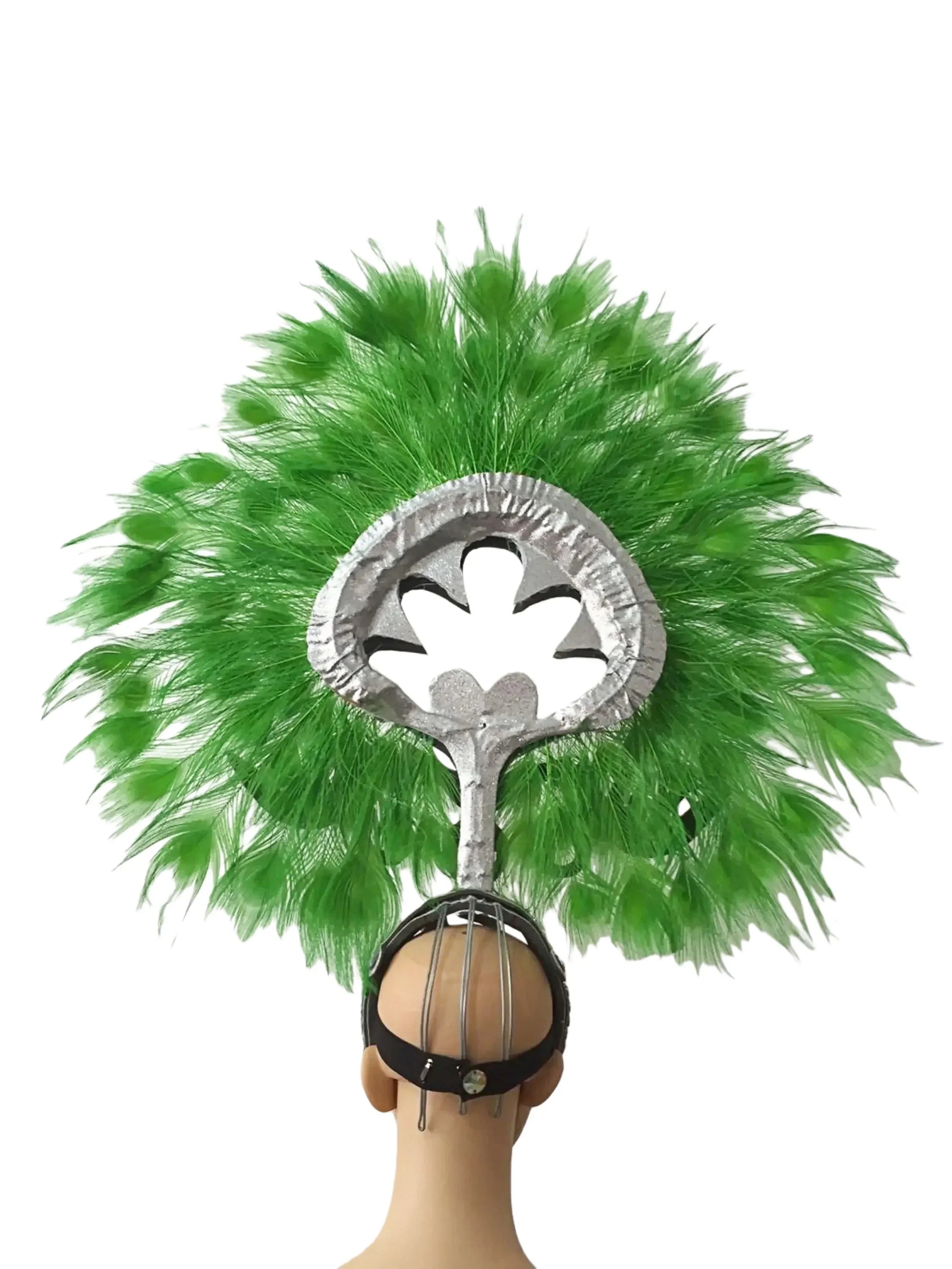 The Stardust Sovereign – Majestic Feathered Samba Carnival Headdress