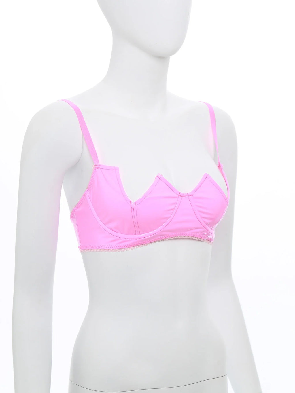 V-Notch Underwired Open Chest Bra Top