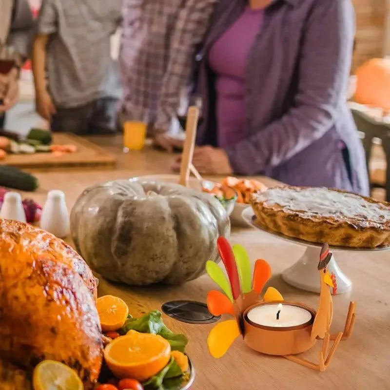 Turkey Tealight Candle Holders