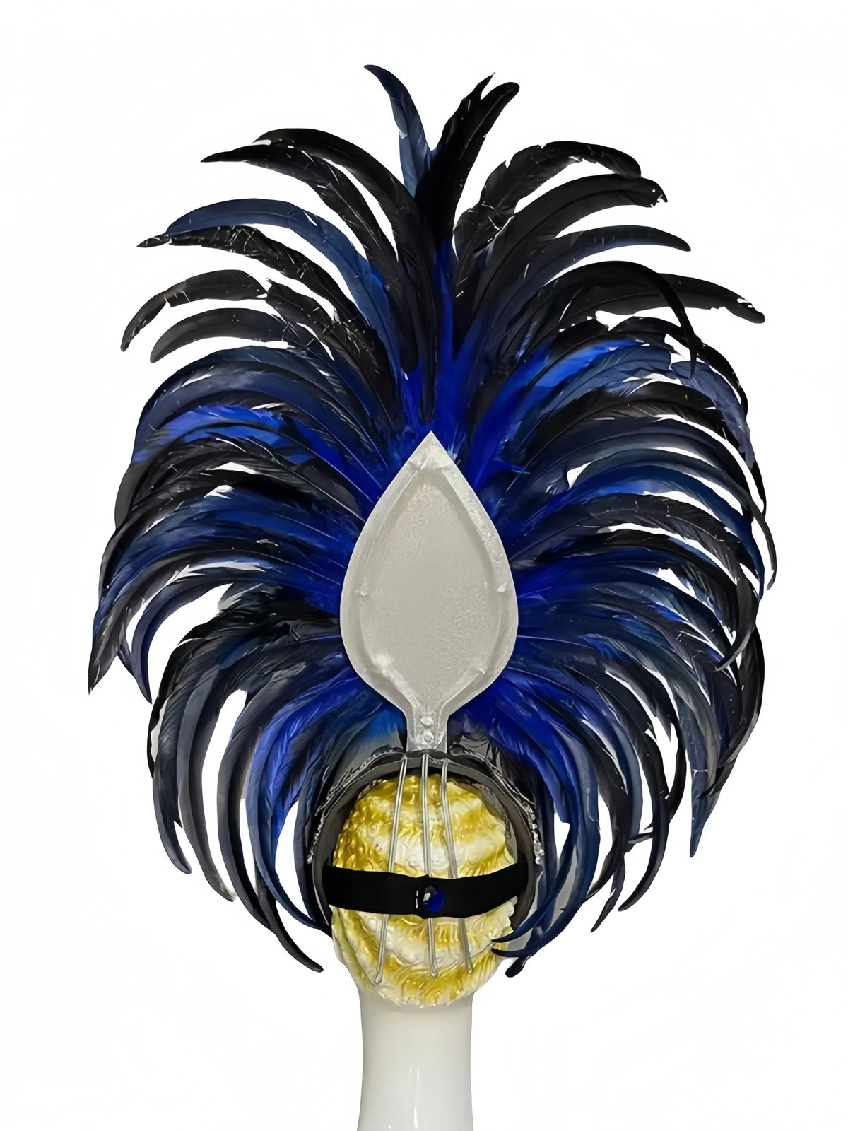 Feather headdress samba costume carnival halloween party bar performance hat makeup dance wings parade