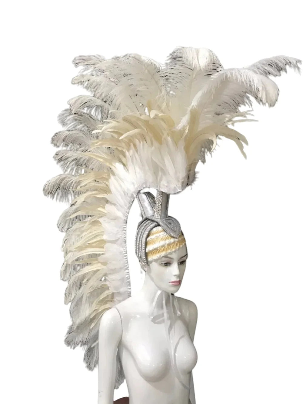 The Stardust Luminary – Premium Feathered Carnival & Samba Halo Headdress