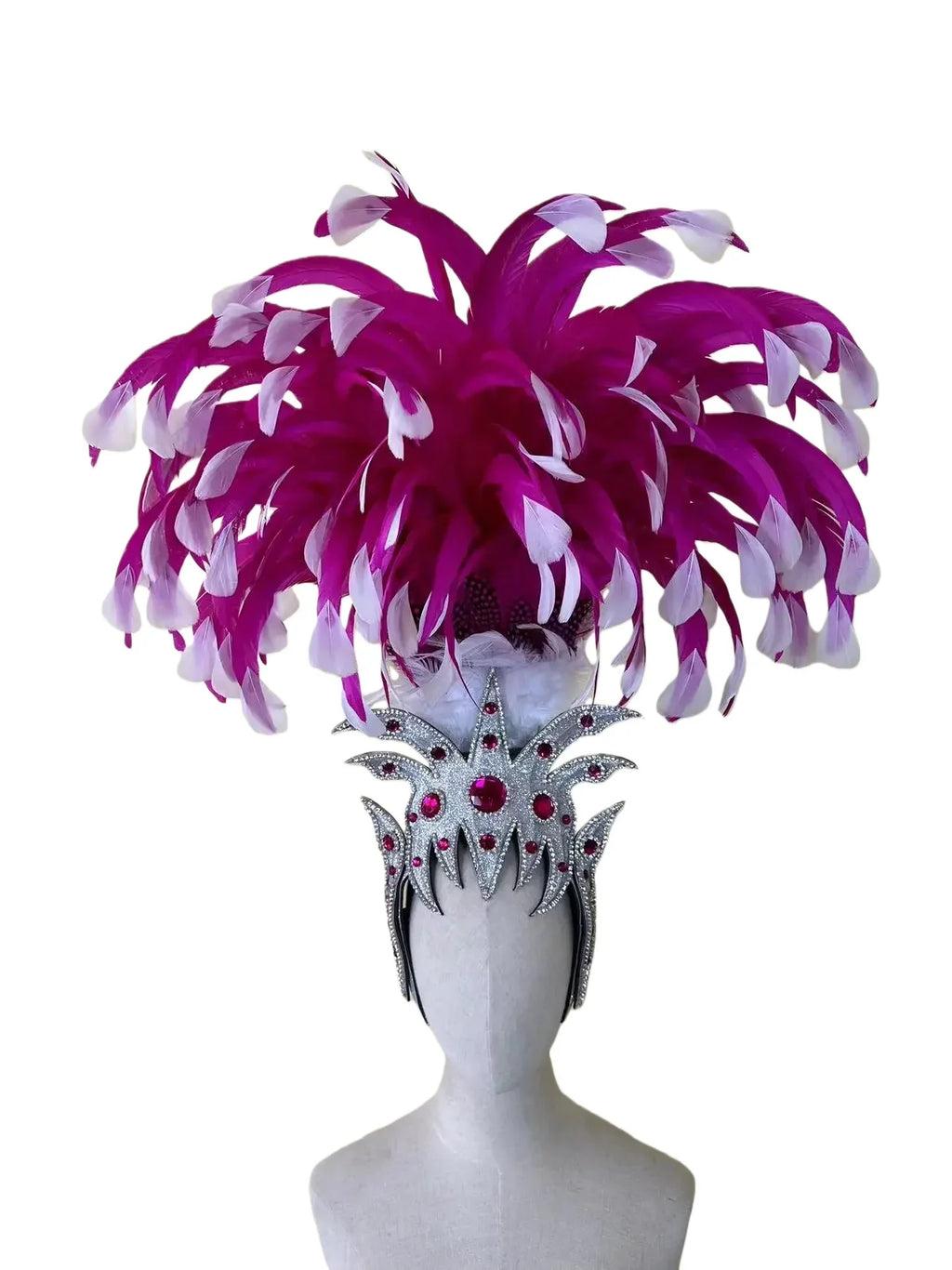 The Stardust Luminary Crown – Pink & Lavender Samba Carnival Headdress