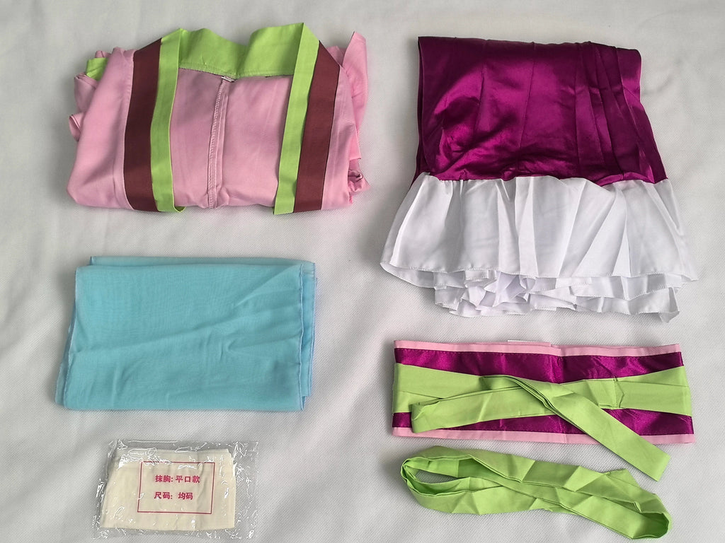 Maomao Anime Cosplay Costume – Pink Dress Outfit Set