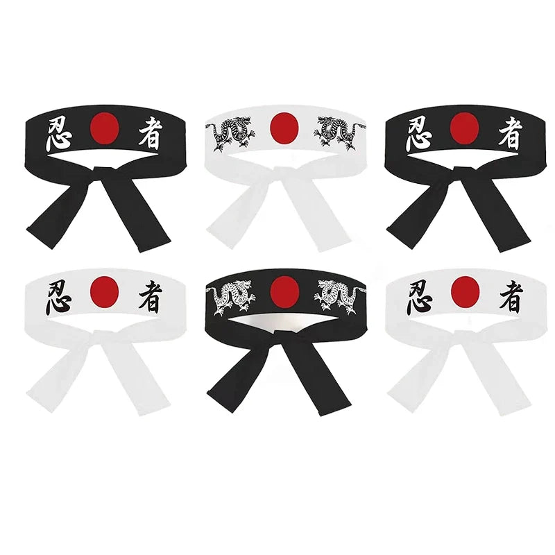 Japanese Hachimaki Samurai Sports Headband