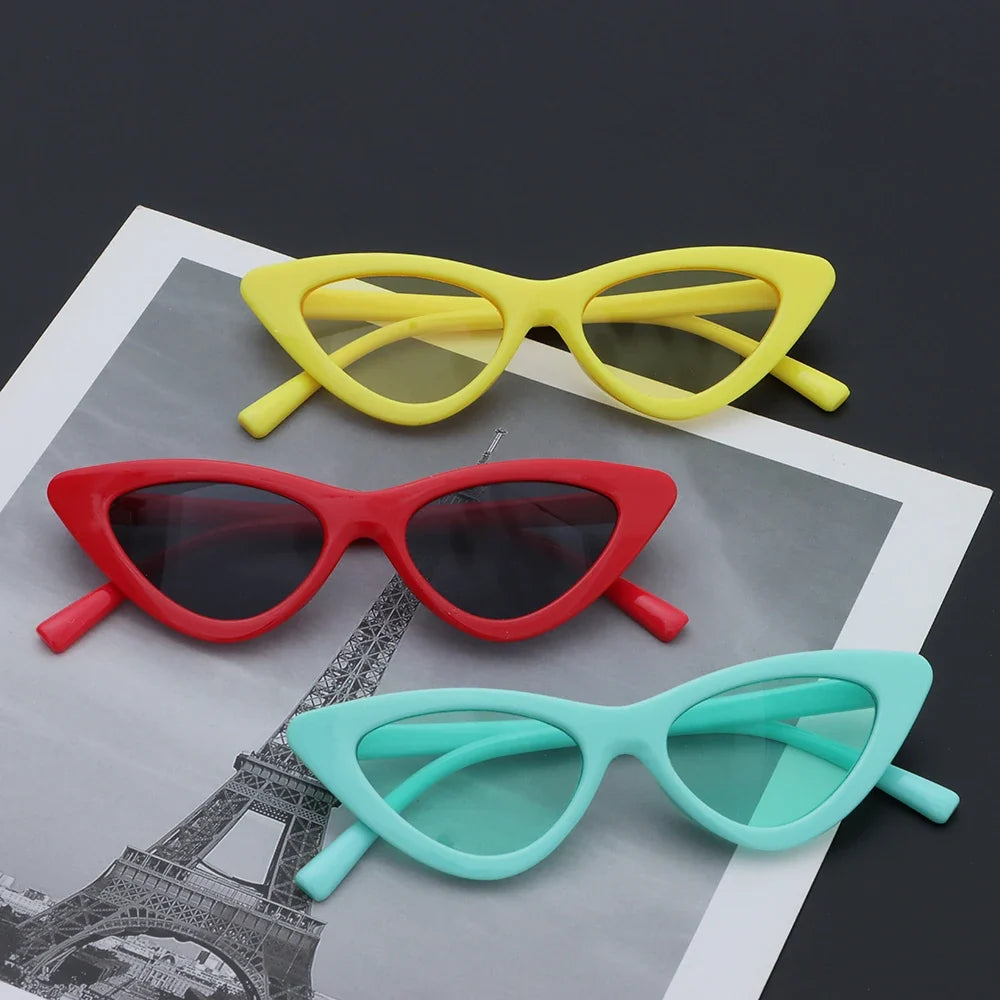 Kids Cat Eye Triangle UV400 Sunglasses for Boys & Girls