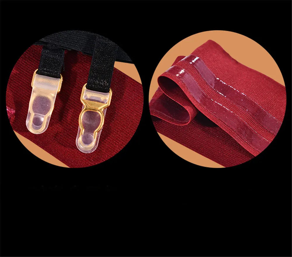 High-Waist Elastic Leg Harness Garter Belt Bandage Panty Costume Accessory