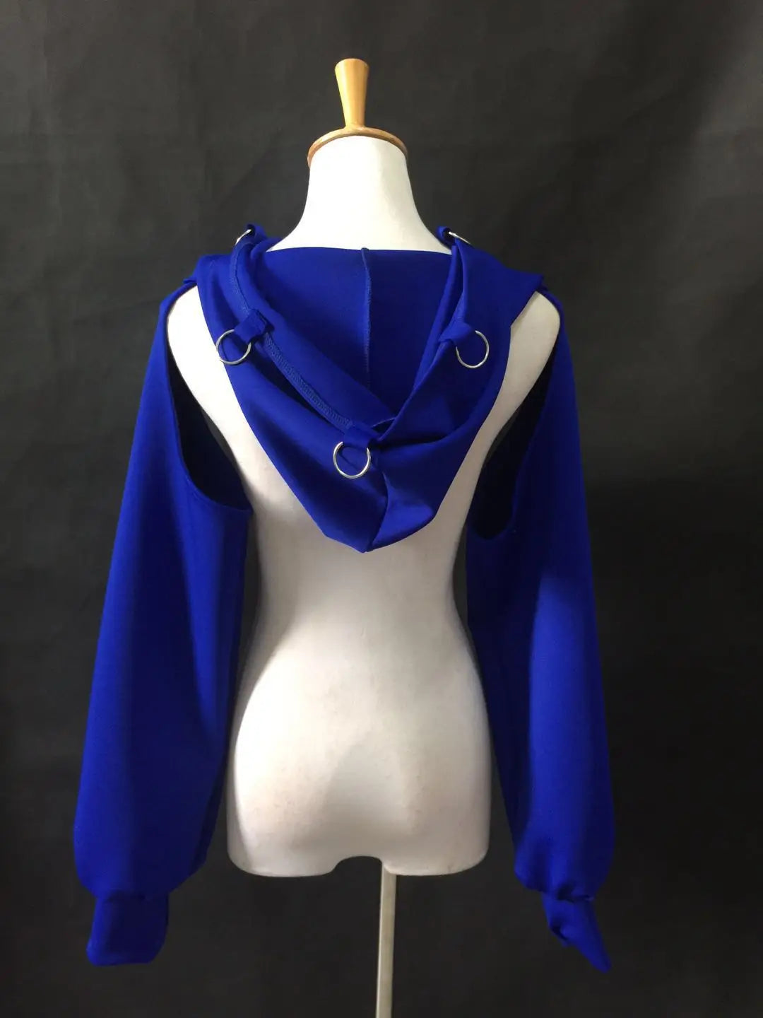 The Stardust Kinetic Cyber Hoodie – Cropped Gogo & Streetwear Dance Top