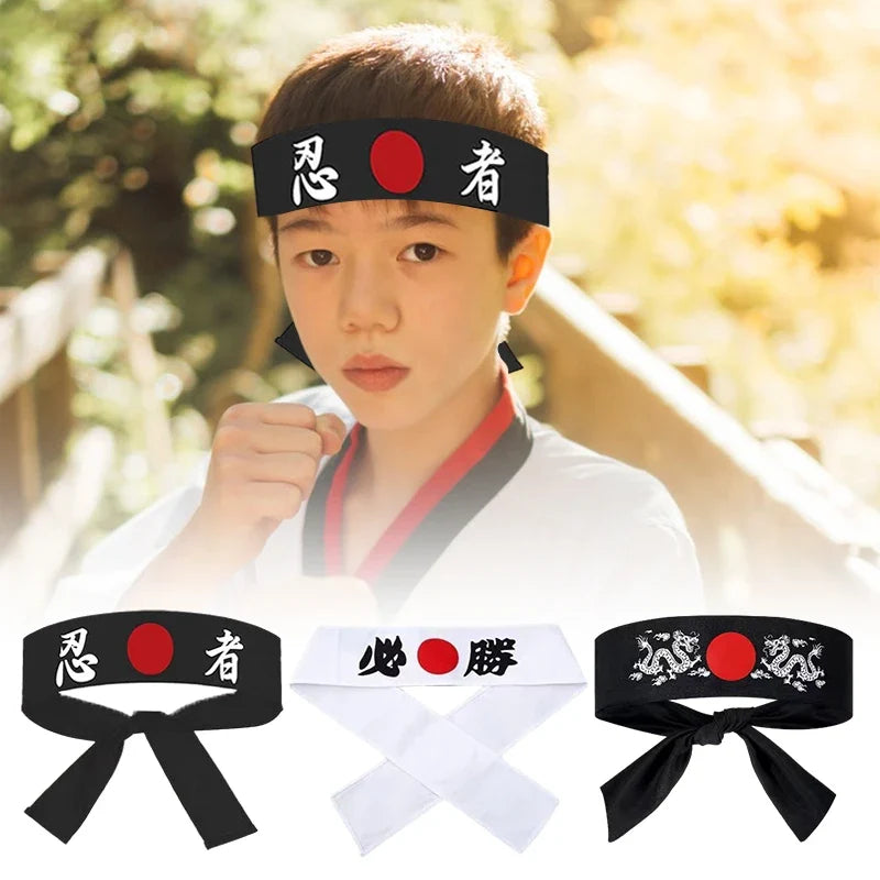 Japanese Hachimaki Samurai Sports Headband
