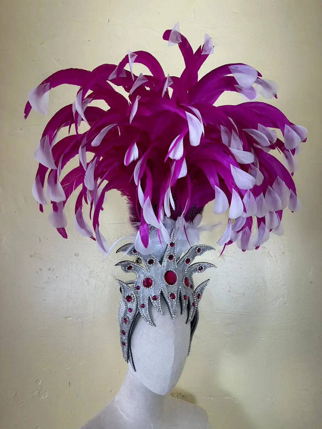 The Stardust Luminary Crown – Pink & Lavender Samba Carnival Headdress