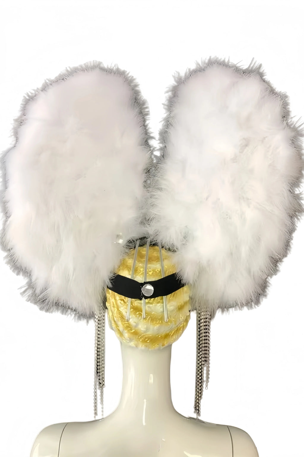 Feather headdress samba costume carnival halloween party bar performance hat makeup dance wings parade
