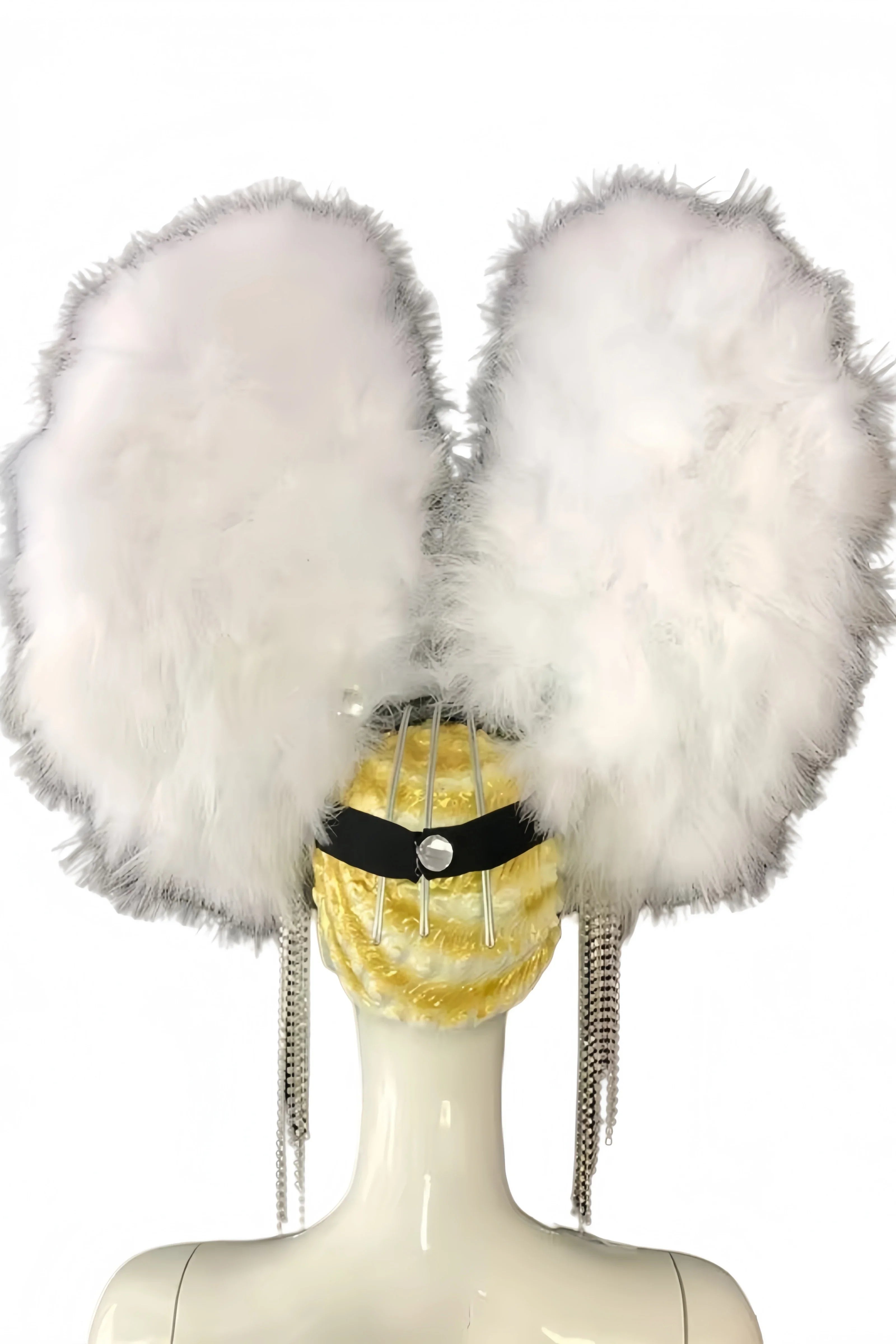 Feather headdress samba costume carnival halloween party bar performance hat makeup dance wings parade